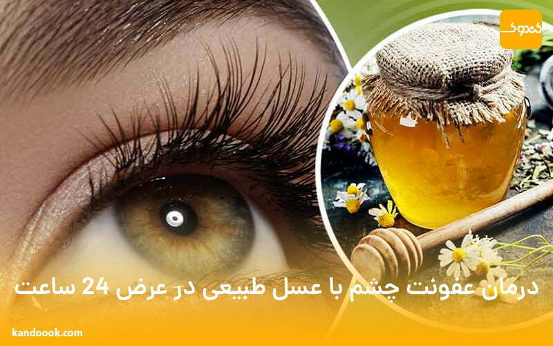 درمان عفونت چشم با عسل طبیعی در عرض 24 ساعت