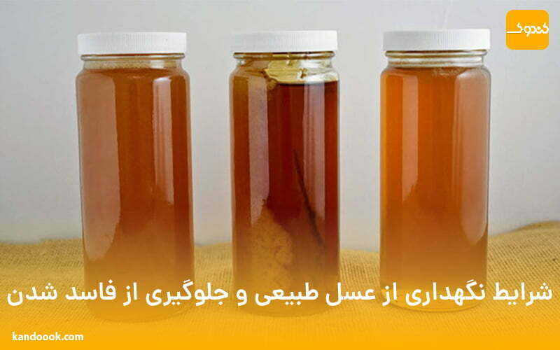 شرایط نگهداری از عسل طبیعی و جلوگیری از فاسد شدن