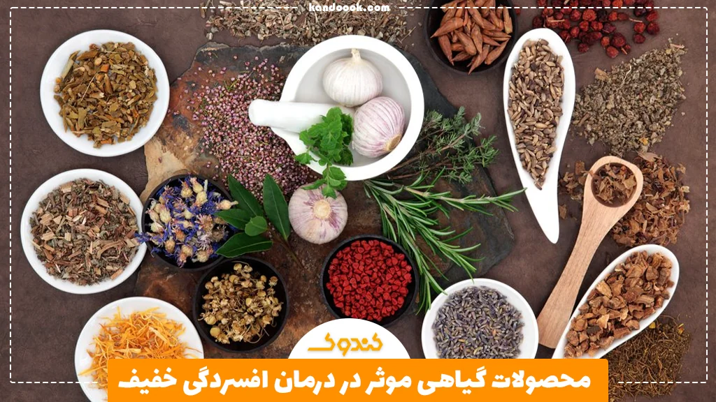 محصولات گیاهی موثر در درمان افسردگی خفیف