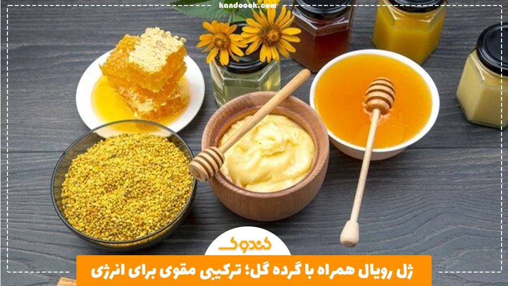 ژل رویال همراه با گرده گل؛ ترکیبی مقوی برای انرژی