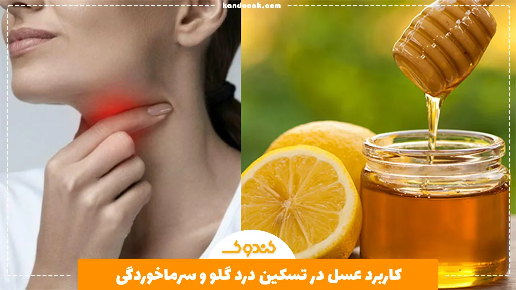 کاربرد عسل در تسکین درد گلو و سرماخوردگی